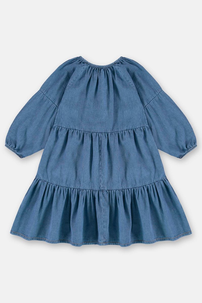 Vestido-Infantil-Midi-em-Jeans-Azul-Up-Baby---Costas