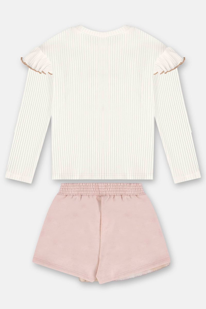 Conjunto-Infantil-com-Blusa-e-Short-Saia-Off-White-Up-Baby---Costas
