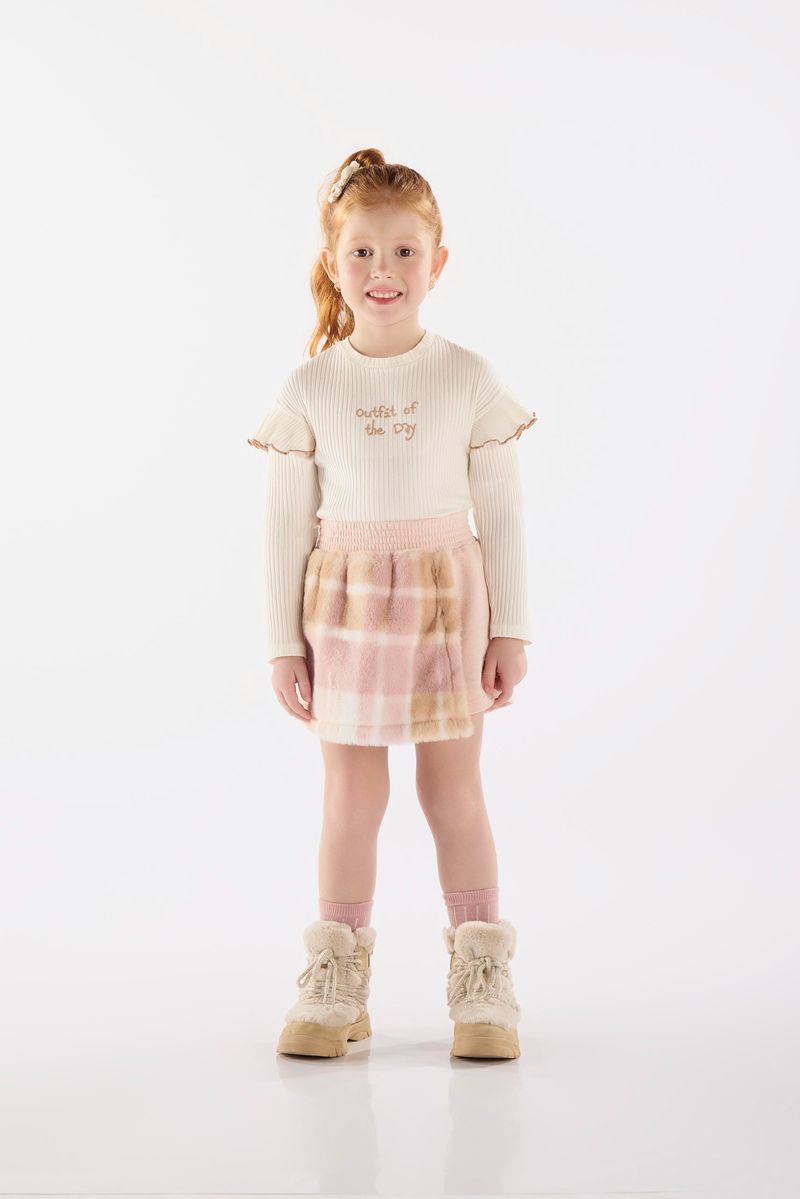Conjunto-Infantil-com-Blusa-e-Short-Saia-Off-White-Up-Baby---Frente