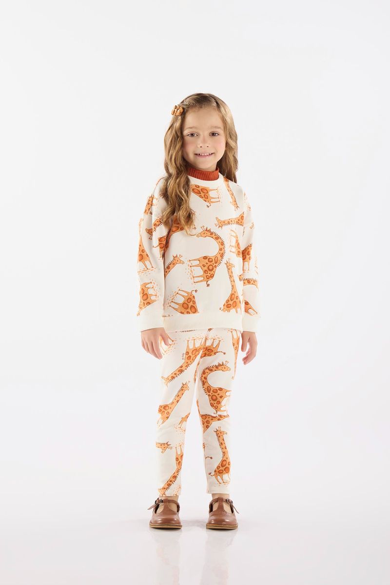 Conjunto-Infantil-Blusao-e-Calca-em-Molecotton-Off-White-Up-Baby---Frente