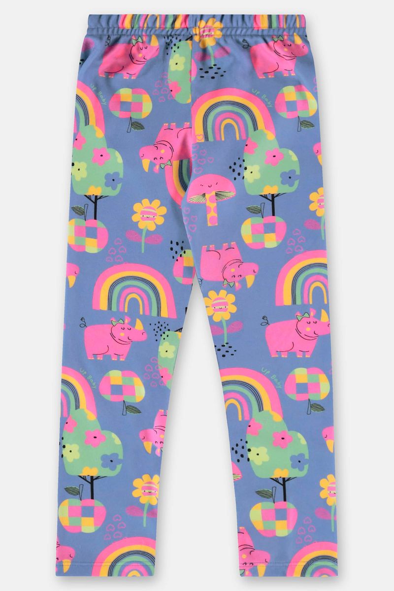 Calca-Legging-Infantil-em-Malha-Peluciada-Azul-Up-Baby---Costas