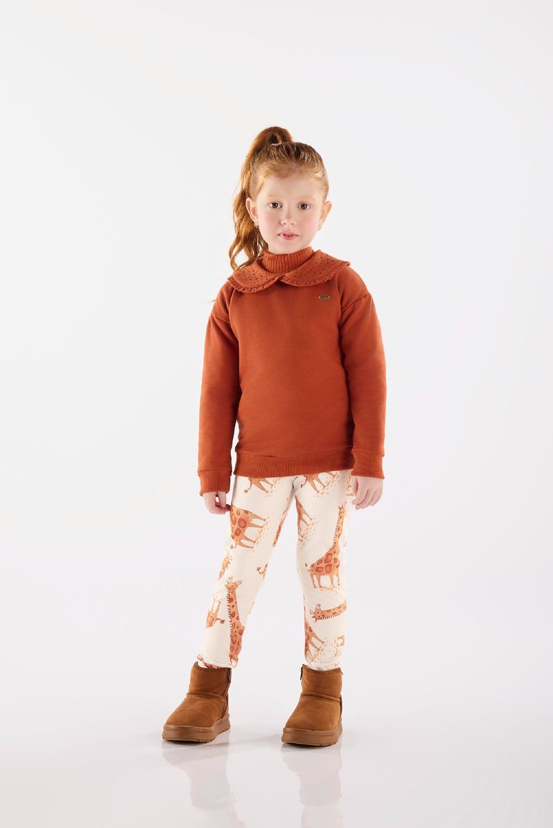 Calca-Legging-Infantil-em-Malha-Peluciada-Off-White-Up-Baby---Frente