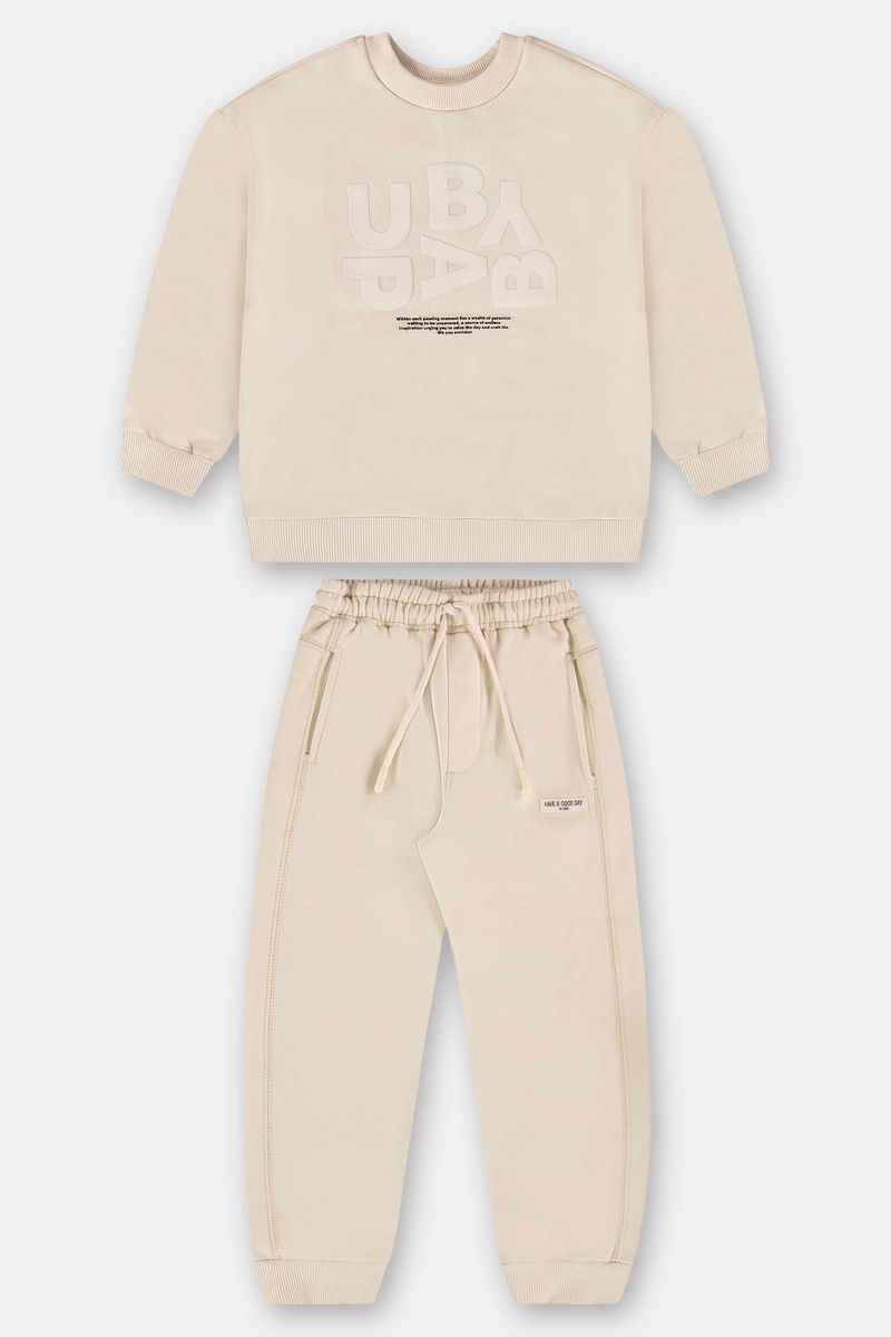 Conjunto-Infantil-Blusao-e-Calca-em-Moletom-Felpado-Off-White-Up-Baby---Costas