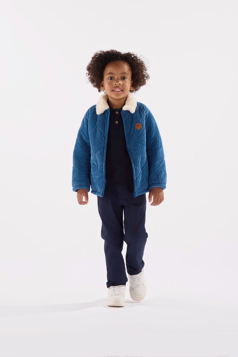 Jaqueta-Infantil-em-Tecido-Cotele-Azul-Up-Baby---Frente