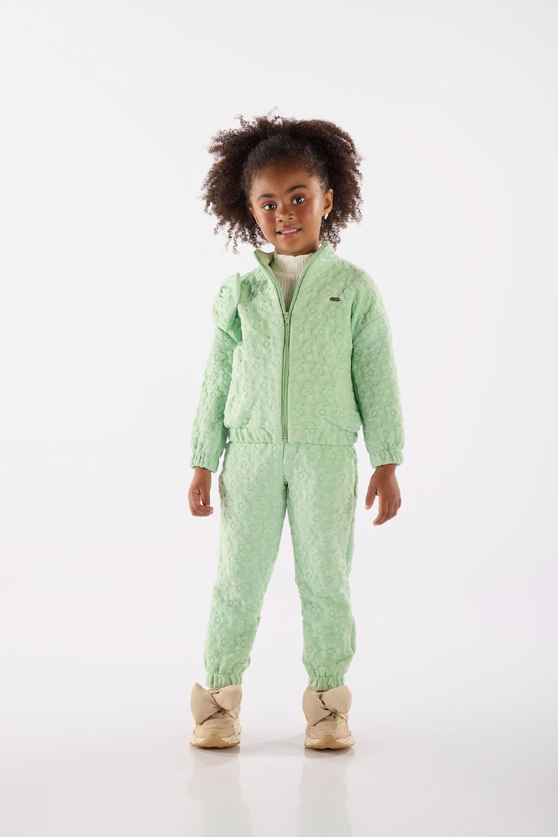 Conjunto-Infantil-Jaqueta-e-Calca-em-Matelasse-Verde-Up-Baby---Frente