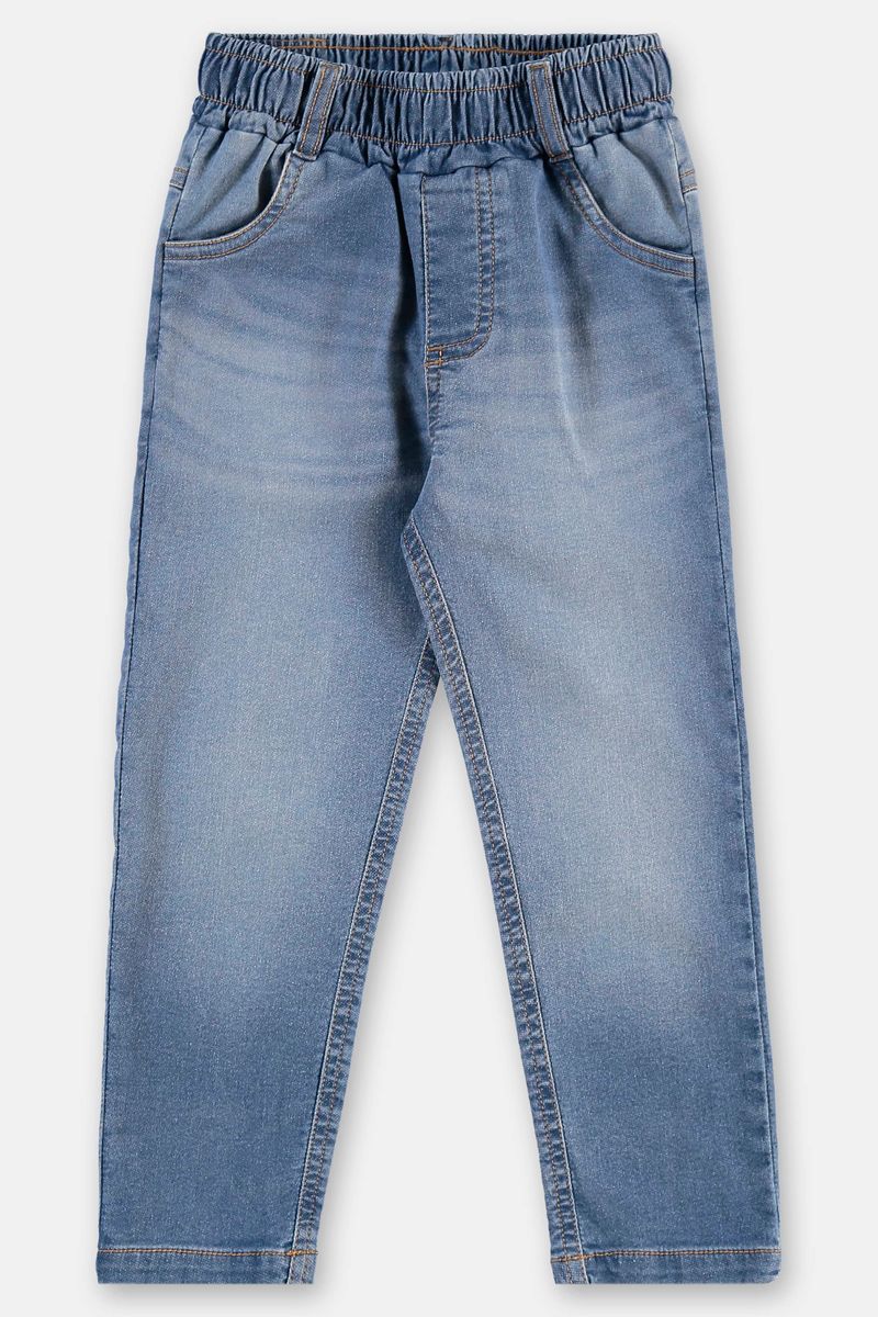 Calca-Infantil-em-Jeans-Moletom-com-Elastano-Azul-Up-Baby---Costas