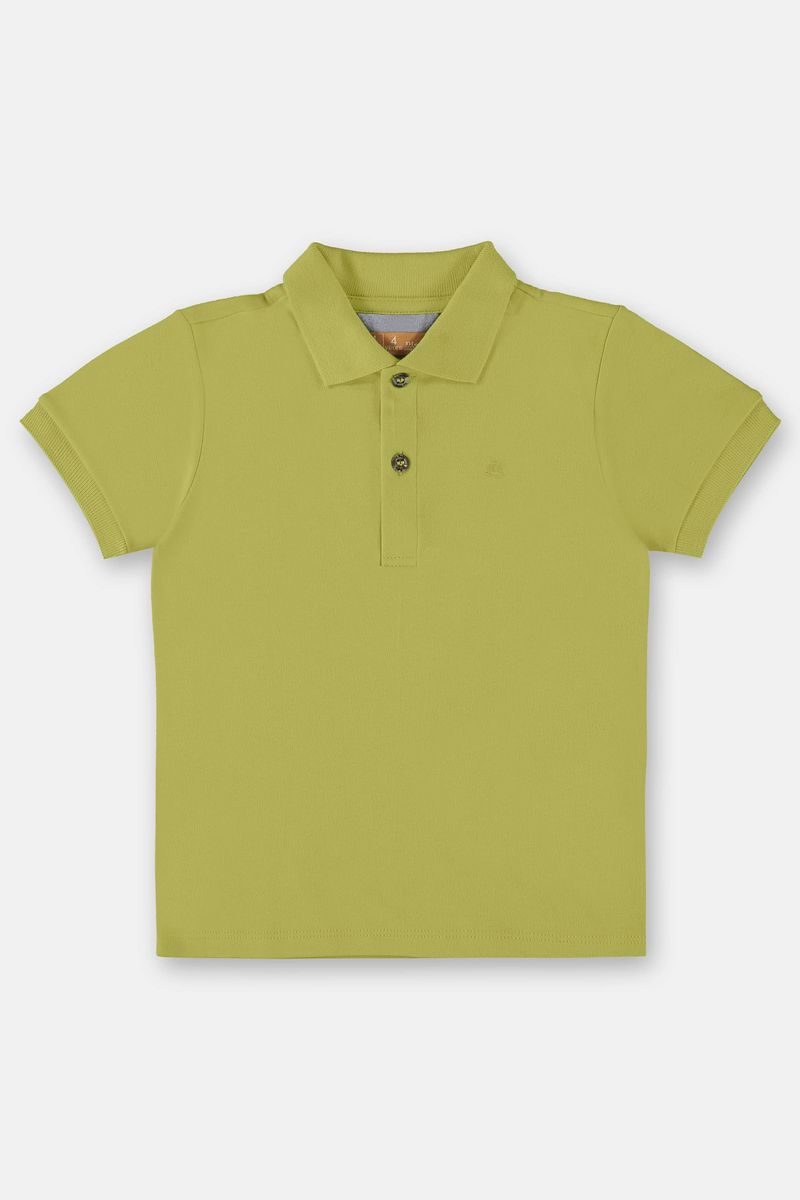 camisa-polo-infantil-para-menino-em-suedine-verde