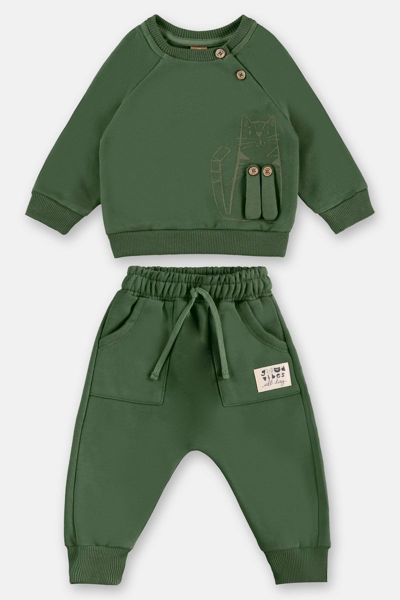 conjunto-para-bebe-menino-em-moletom-felpado-com-estampa-de-gato-verde