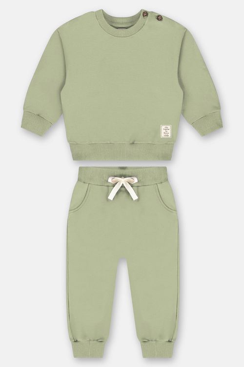 Conjunto com Blusão e Calça Nature Unissex para Bebê (Verde) Up Baby