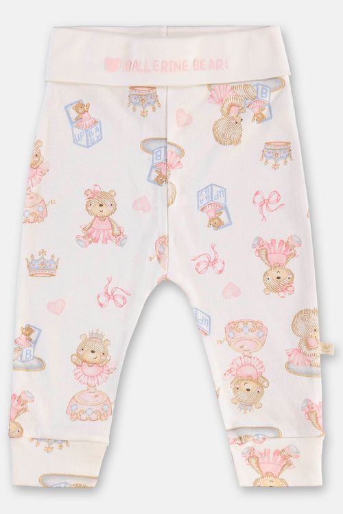 Calça Unissex para Bebê em Suedine (Rosa) Up Baby