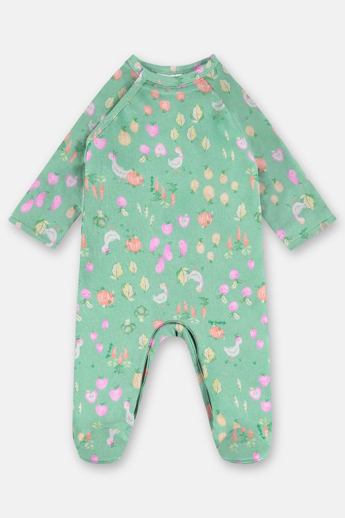 Macacão Estampado Unissex para Bebê (Azul) Up Baby