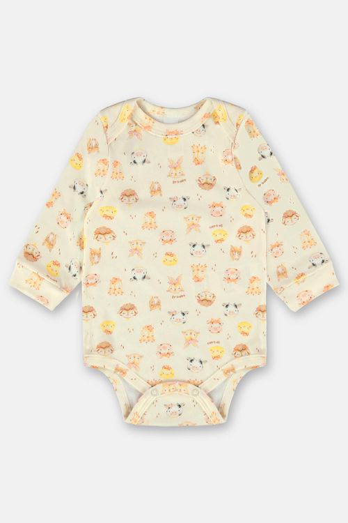 Body Manga Longa para Bebê Menina (Branco) Up Baby