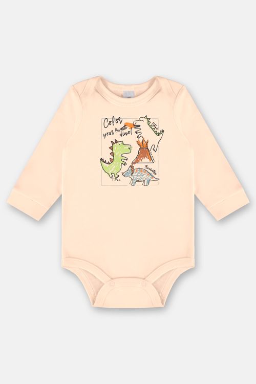 Body para Bebê Menino em Suedine Essentials (Bege) Up Baby