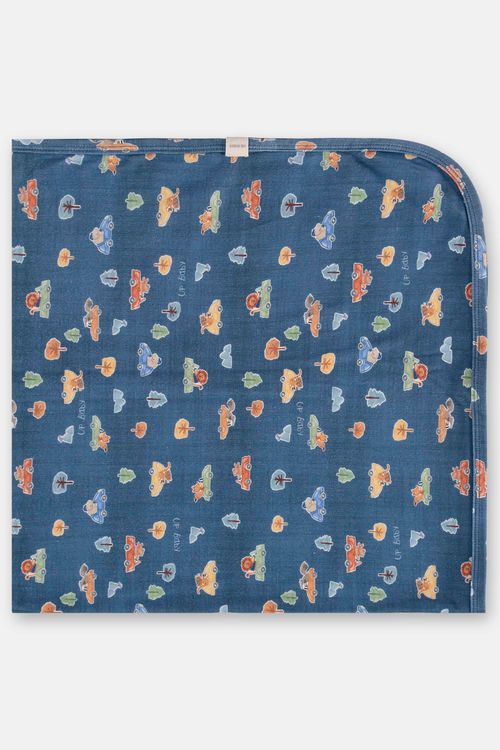 Manta Essentials para Bebê Menino em Suedine (Azul Marinho) Up Baby