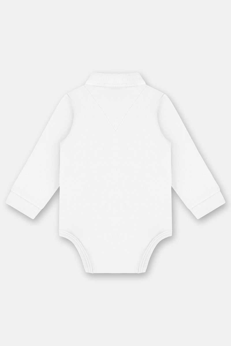 body-polo-para-bebe-menino-em-suedine-branco