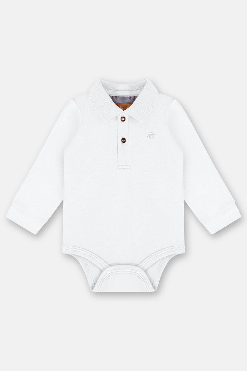 body-polo-para-bebe-menino-em-suedine-branco