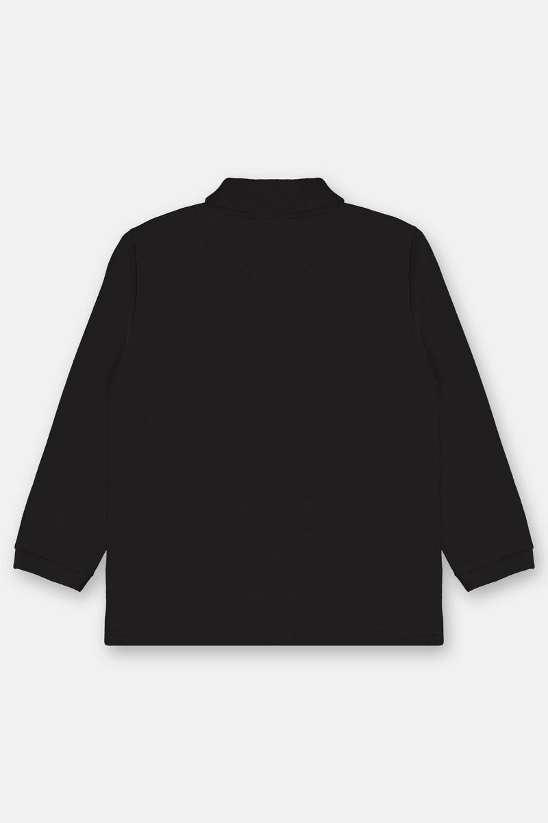 camisa-polo-infantil-masculina-em-piquet-preto