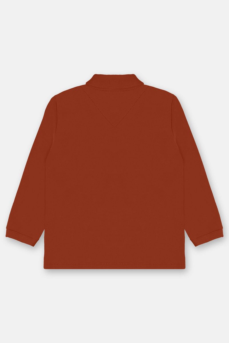camisa-polo-infantil-masculina-em-piquet-marrom