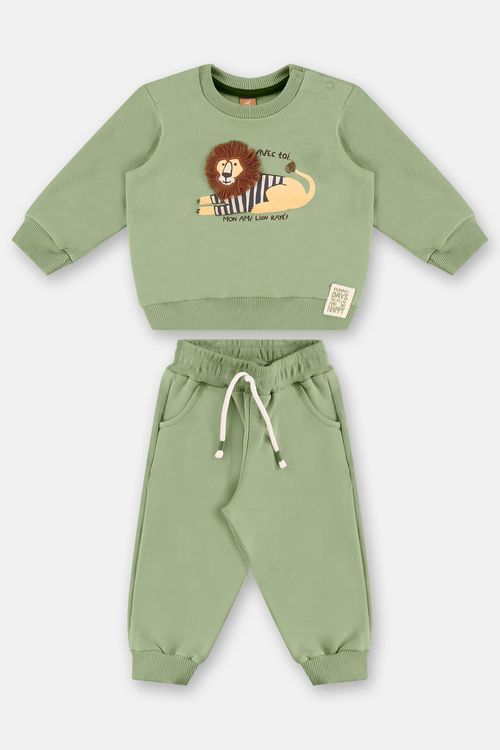 Conjunto para Bebê Menino em Molecotton (Verde) Up Baby