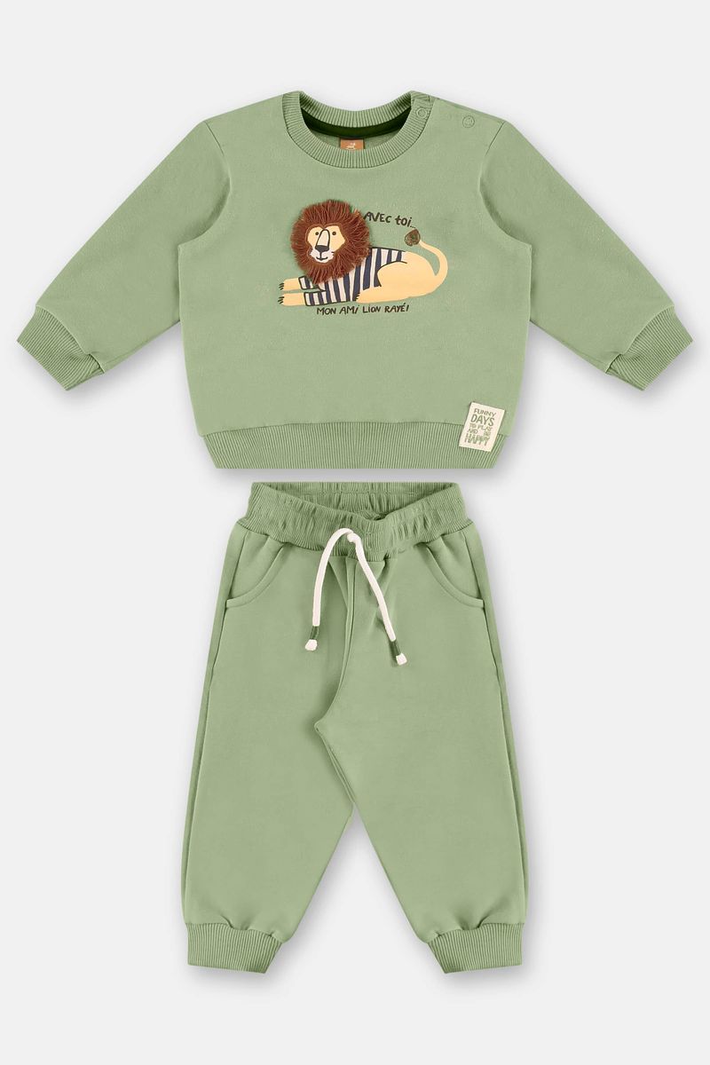 conjunto-para-bebe-menino-em-molecotton-com-estampa-de-leao-verde-up-baby