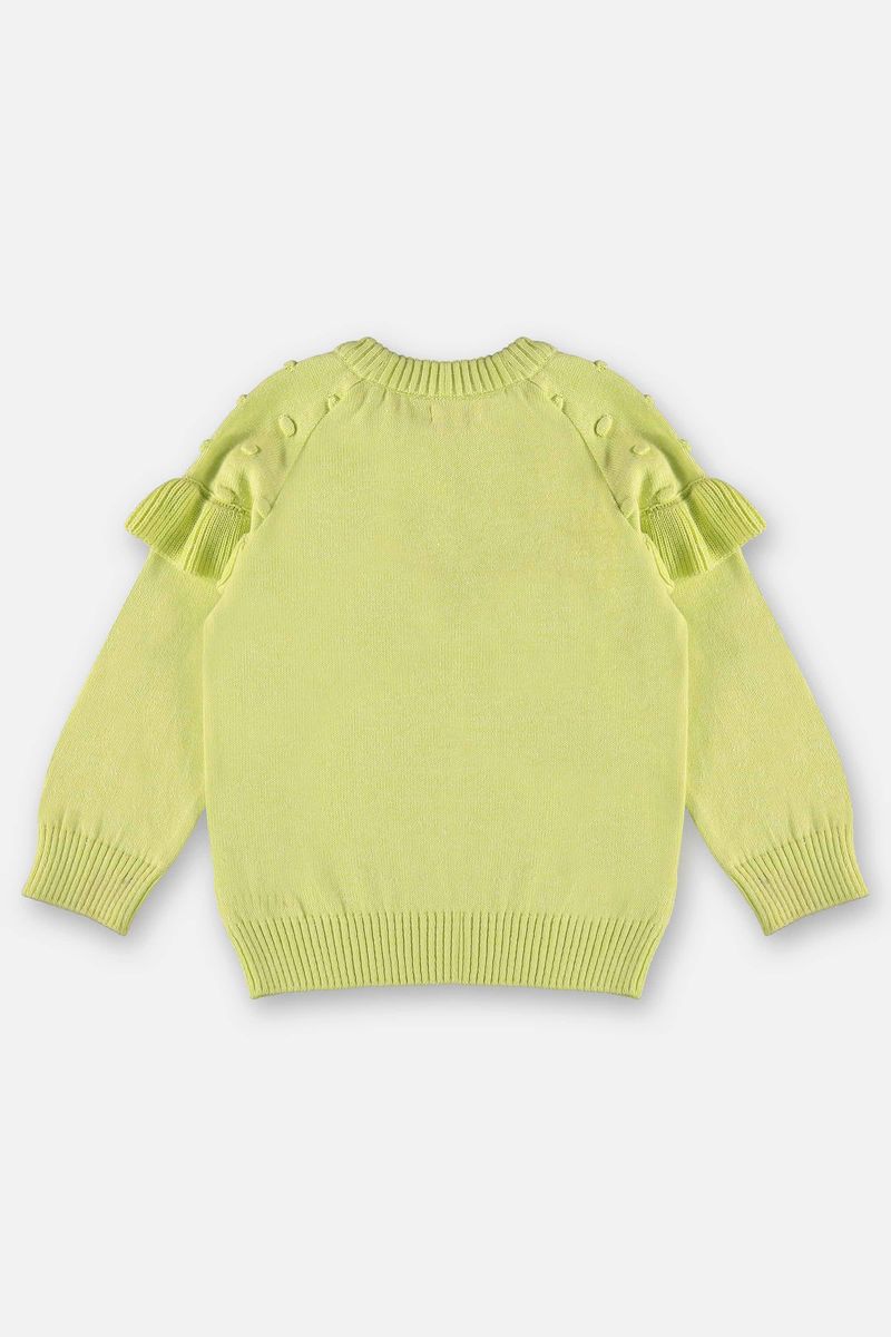 Blusao-em-Trico-Infantil-Menina--Verde--Up-Baby