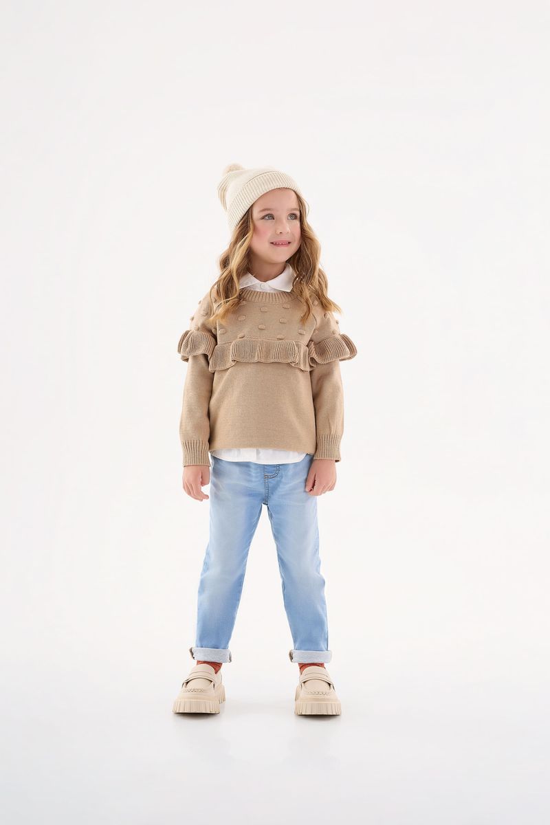 Blusao-em-Trico-Infantil-Menina--Off-White--Up-Baby