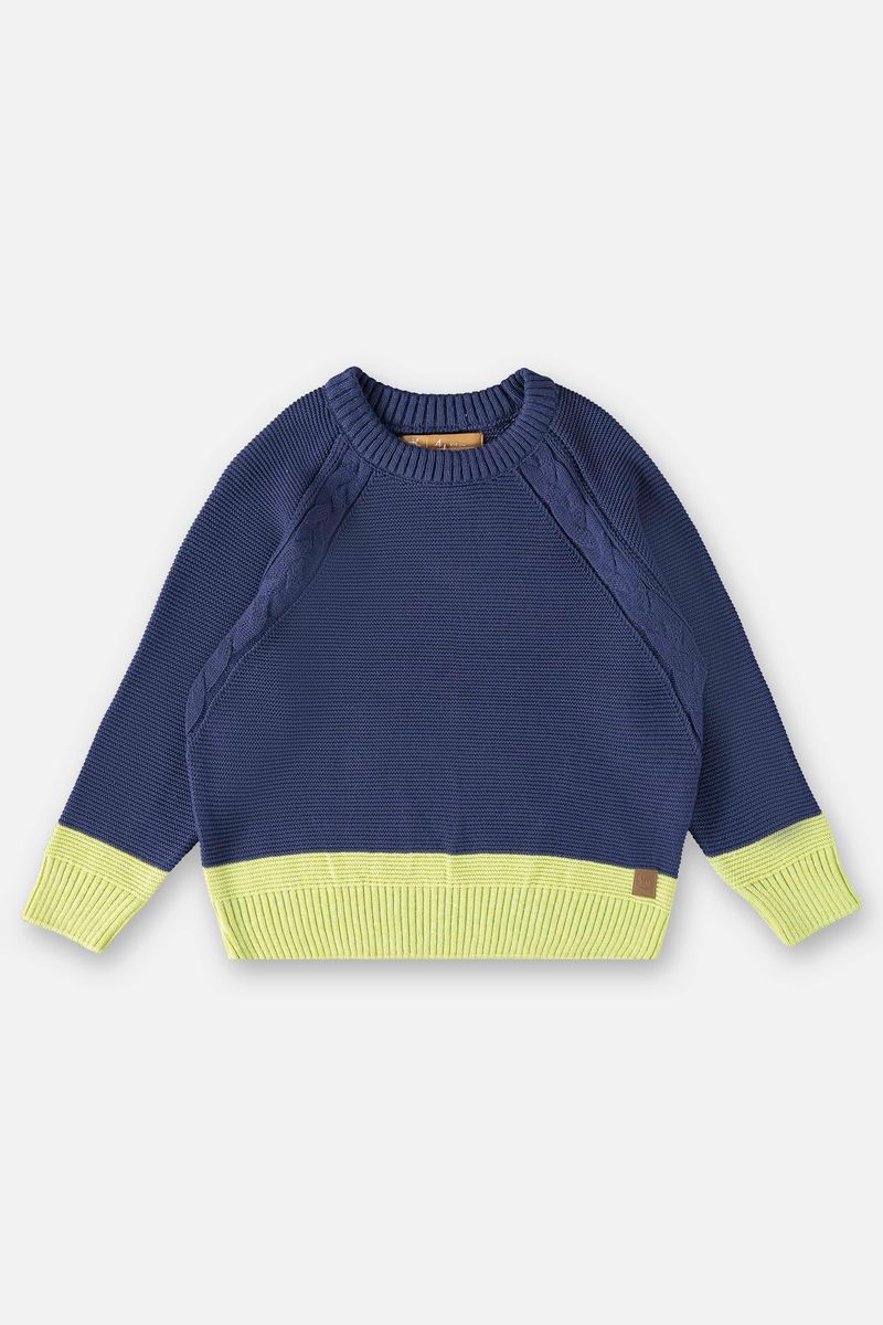 Blusao-em-Trico-Infantil-para-Menino--Azul--Up-Baby