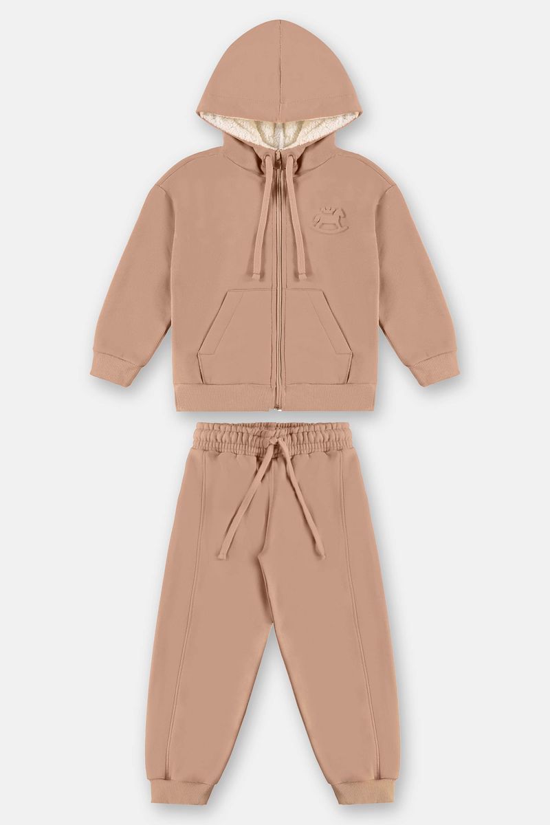 conjunto-infantil-masculino-em-moletom-com-capuz-forrado-marrom