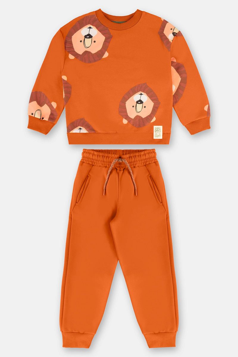 conjunto-infantil-masculino-em-moletom-sem-felpa-com-estampa-de-leao-laranja