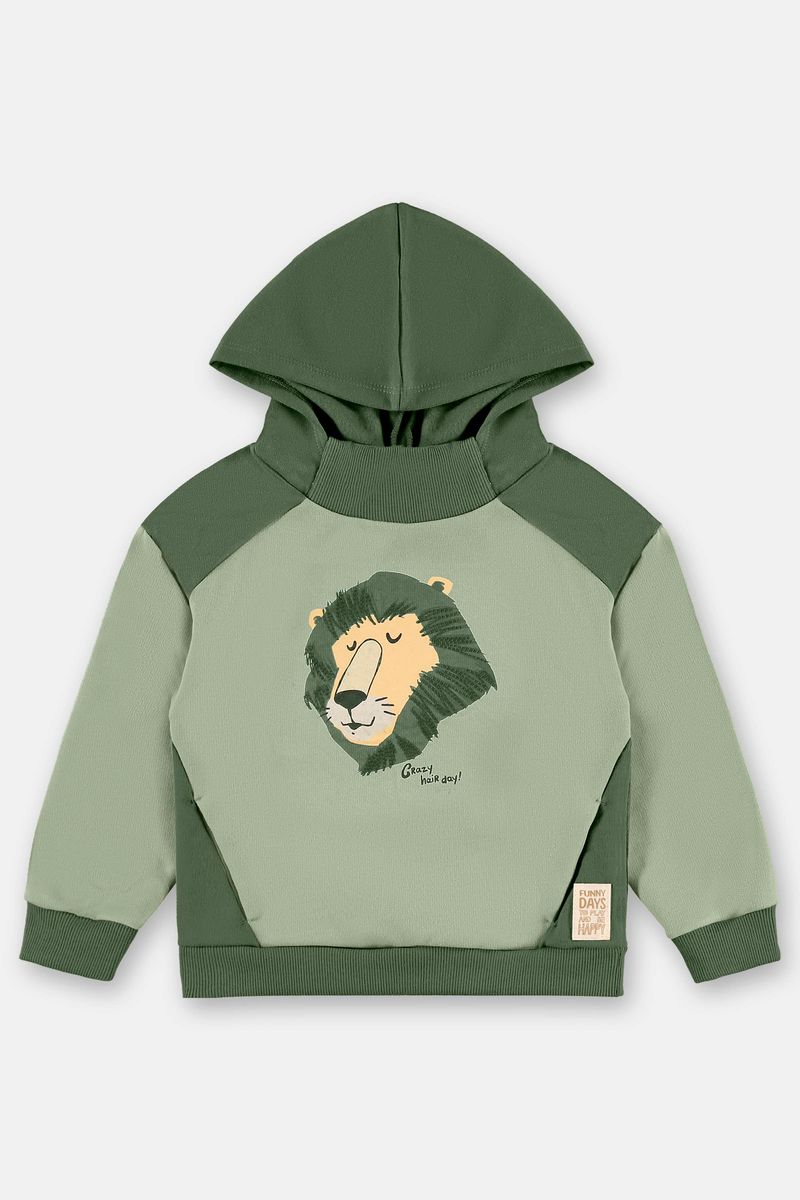 conjunto-infantil-masculino-em-moletom-felpado-com-capuz-e-estampa-de-leao-verde--up-baby