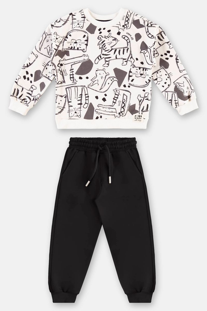 conjunto-infantil-masculino-em-moletom-com-blusao-estampado-e-calca-preto