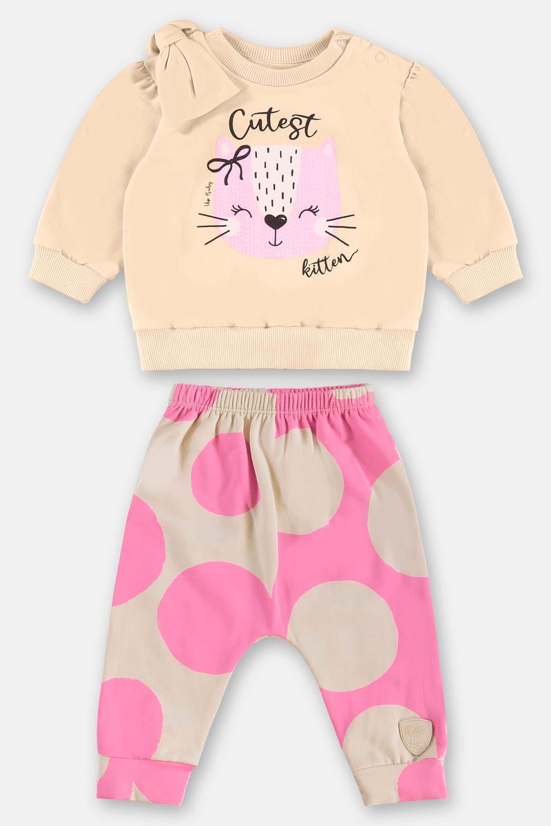 conjunto-para-bebe-menina-em-molecotton-com-estampa-de-gatinho-bege