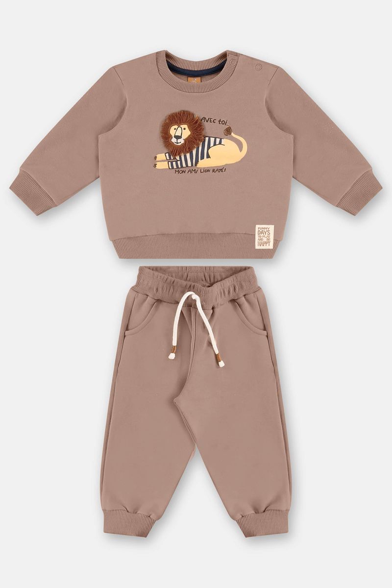conjunto-para-bebe-menino-em-molecotton-com-estampa-de-leao-marrom