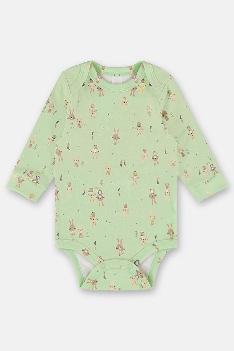body-em-suedine-essentials-para-bebe-menino-verde