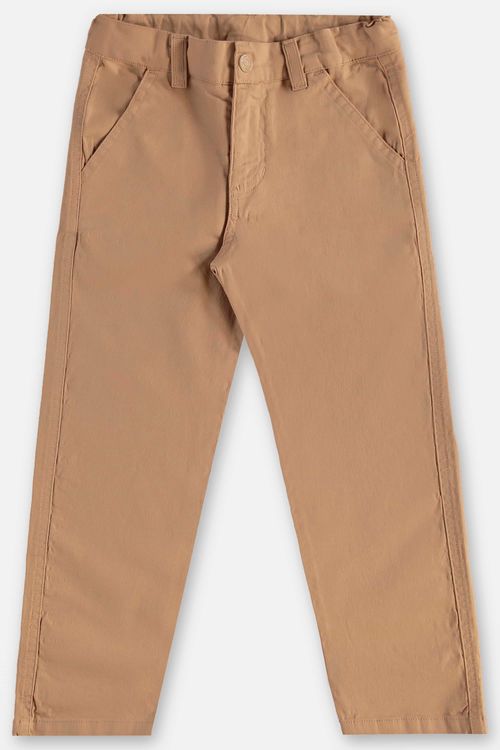 Calça em Sarja com Elastano Infantil Masculina (Bege) Up Baby