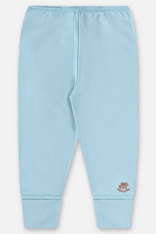 Calça Unissex para Bebê em Suedine Essentials (Azul Claro) Up Baby