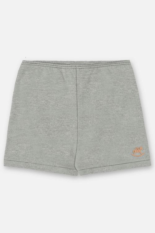 Short Unissex para Bebê em Suedine Essentials (Cinza) Up Baby