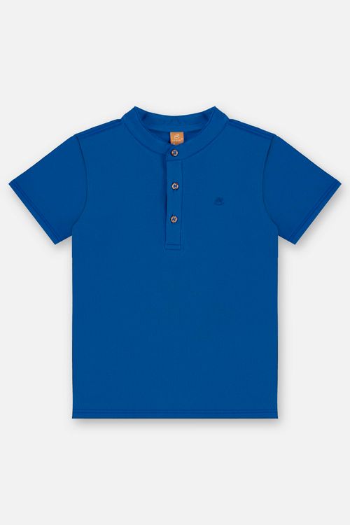 Camiseta Infantil Masculina em Algodão e Elastano (Azul) Up Baby