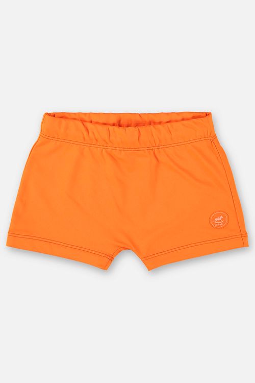 Sunga Boxer Infantil em Poliéster com FPS +50 UV (Laranja) Up Baby