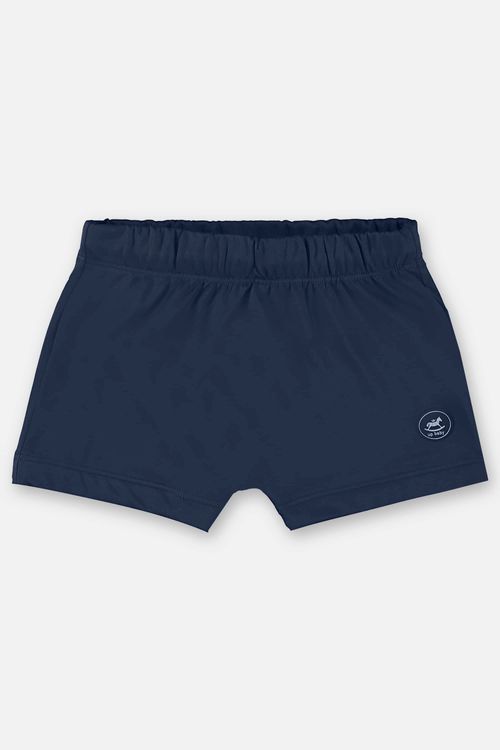 Sunga Boxer Infantil em Poliéster com FPS +50 UV (Azul Marinho) Up Baby