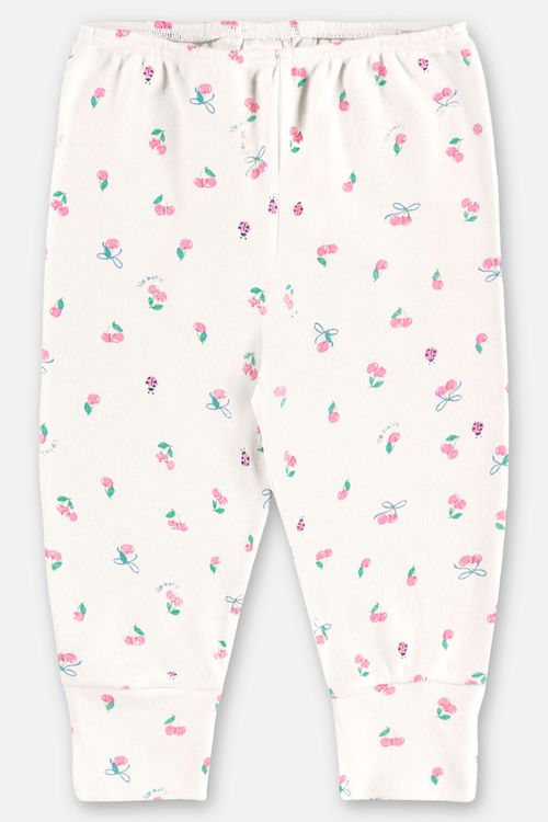 Calça em Suedine Essentials para Bebê Menina (Bege) Up Baby