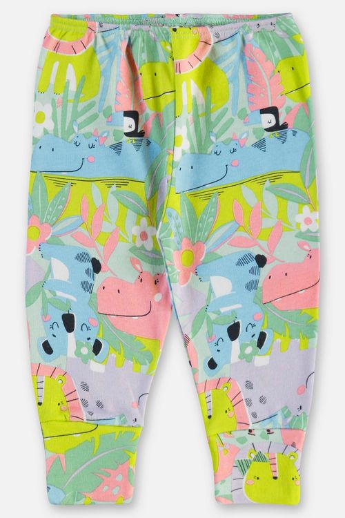 Calça em Suedine Essentials para Bebê Menina (Verde) Up Baby