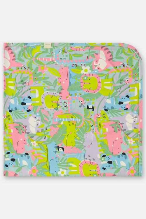 Manta em Suedine Essentials para Bebê Menina (Verde) Up Baby