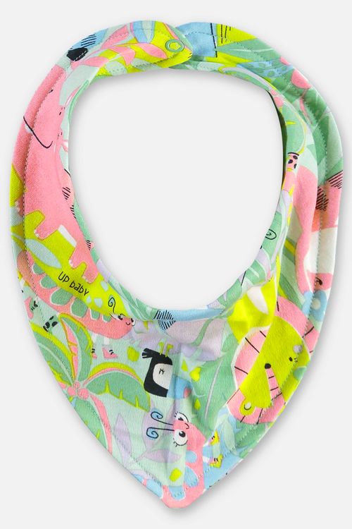 Babador em Suedine Essentials para Bebê Menina (Verde) Up Baby