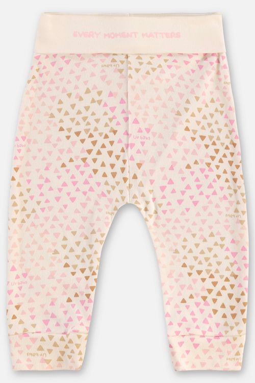 Calça Unissex para Bebê em Suedine Comfy (Off White) Up Baby