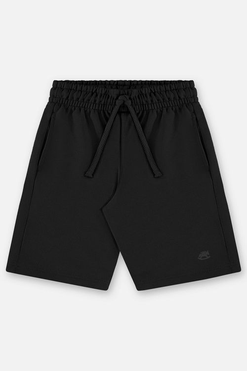 Bermuda Básica Infantil para Meninos (Preto) Up Baby