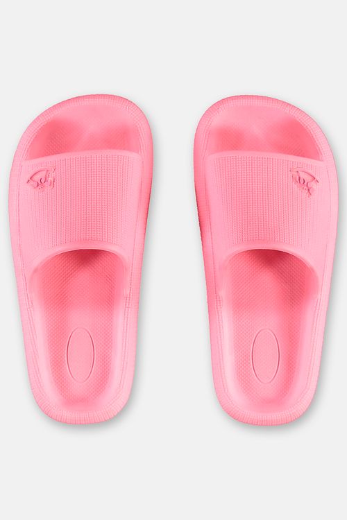 Chinelo Conforto Infantil Menina com Tira Larga (Rosa Pink Neon) Up Baby