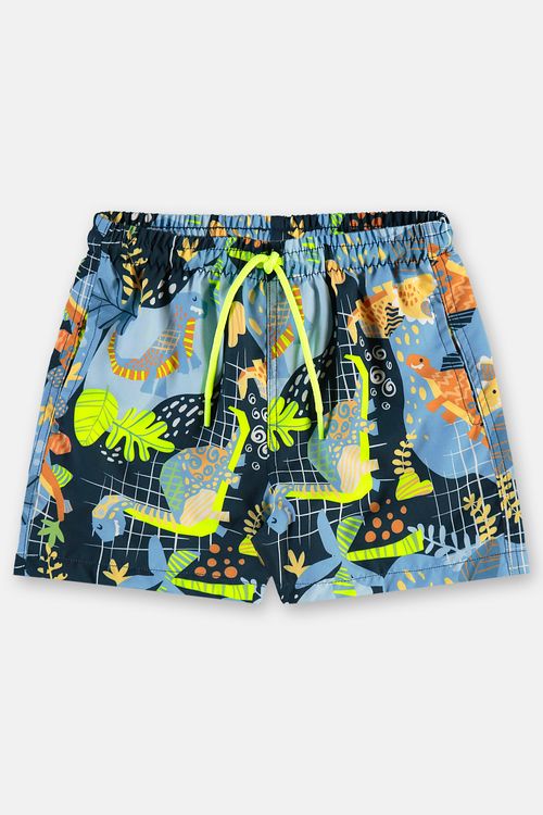 Short de Praia Infantil em Microfibra Forrada (Azul Marinho) Up Baby