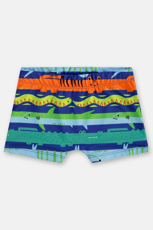 Sunga Boxer Infantil FPS+50 com Forro (Azul) Up Baby