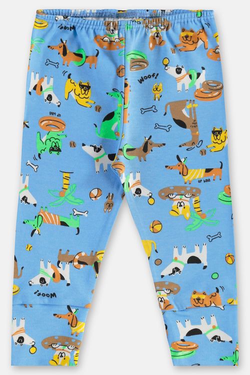 Calça para Bebê Menino em Suedine Essentials (Azul) Up Baby